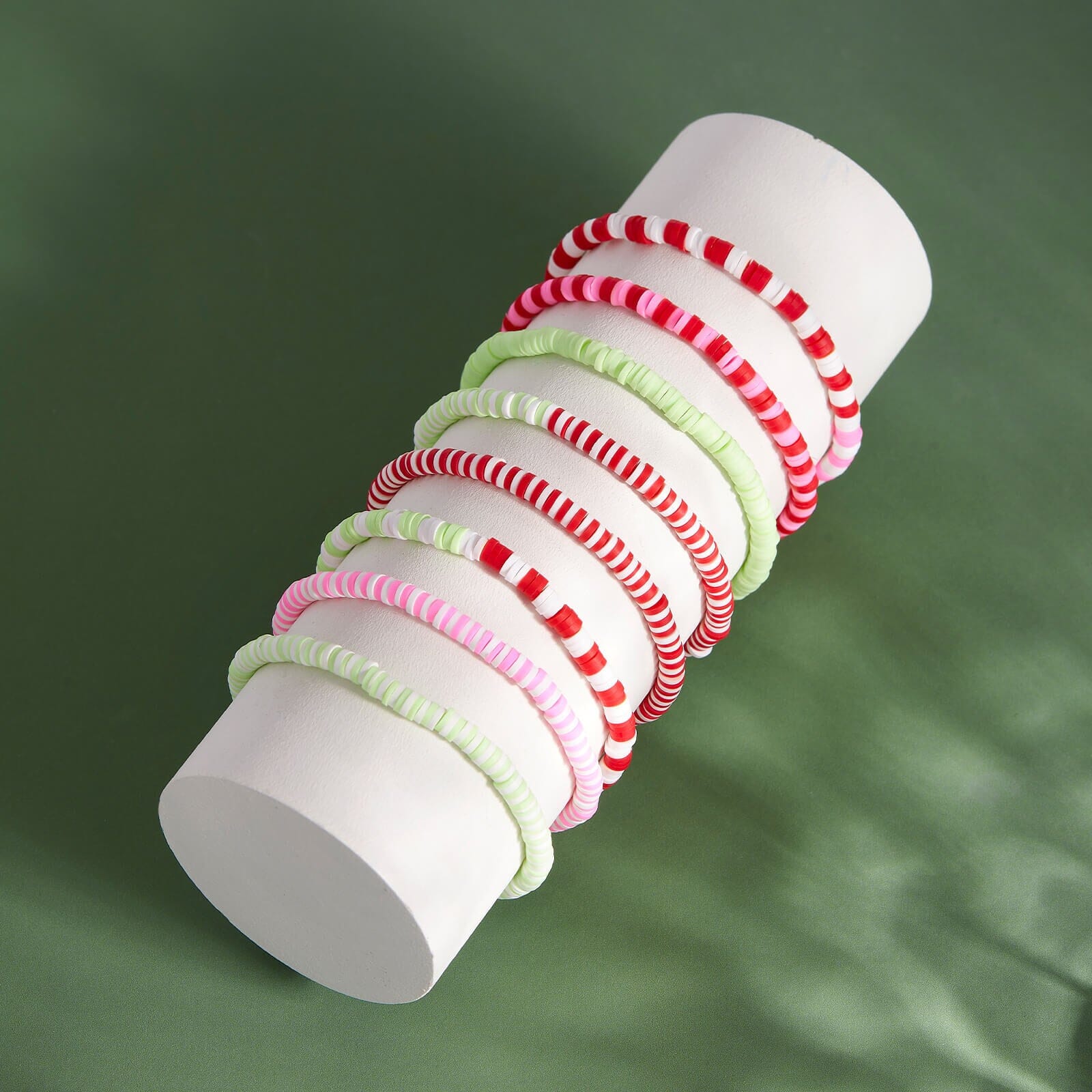 Strawberry Fields Stretch Bracelet Set of 8 - Image 4
