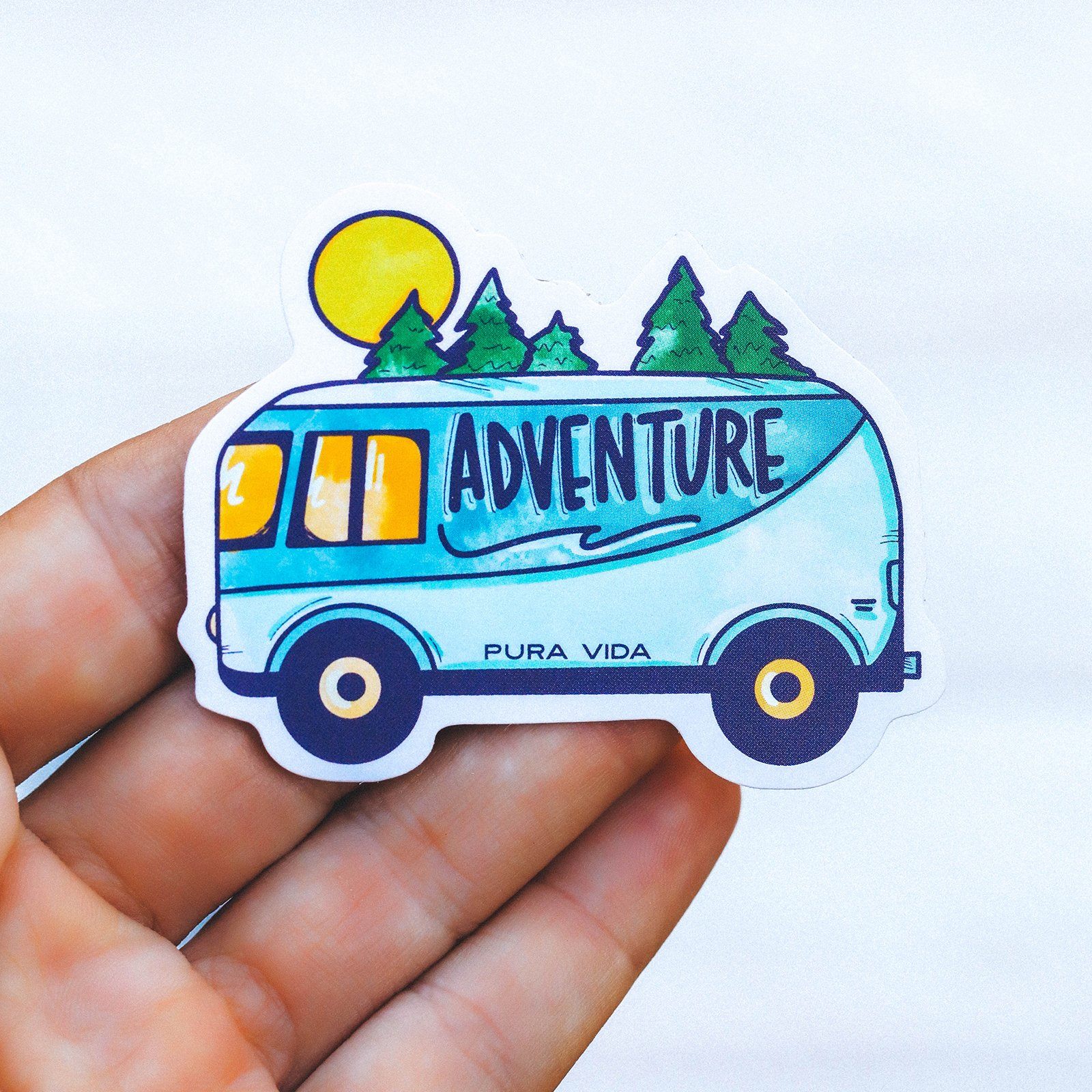 Adventure Van Sticker - Image 2