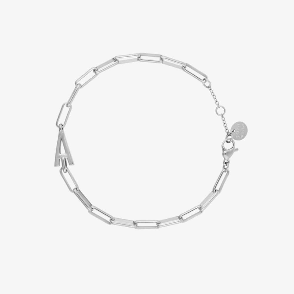 Initial Paperclip Chain Bracelet - Image 19